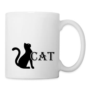 Chat Chat - Mug blanc - blanc - Droite
