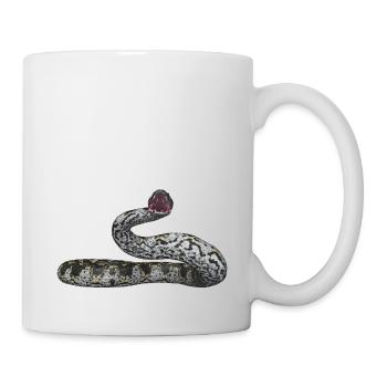 Serpent idole, boa constrictor, serpent - Mug blanc - blanc - Droite