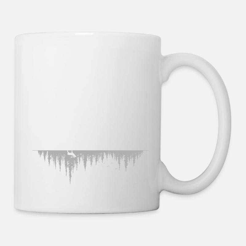 Hirsch - Tasse - Weiß