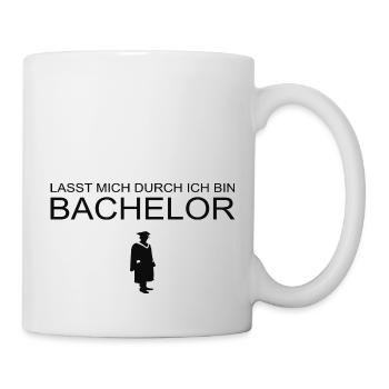 Bachelor - Tasse - Weiß - Rechts