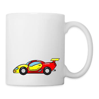 CAR FOR KIDS by The Manzanita's - Mug - white - Right