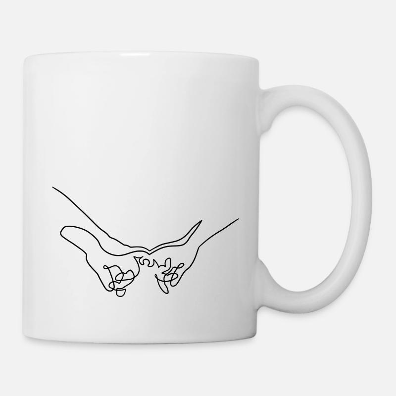 Holding your hand - Mug - white