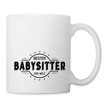 babysitter - Tasse - Weiß - Rechts