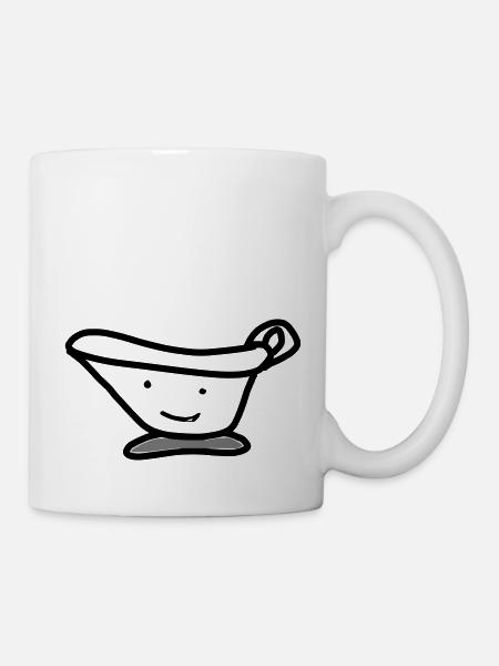 Tasse de sauce - Mug blanc - blanc