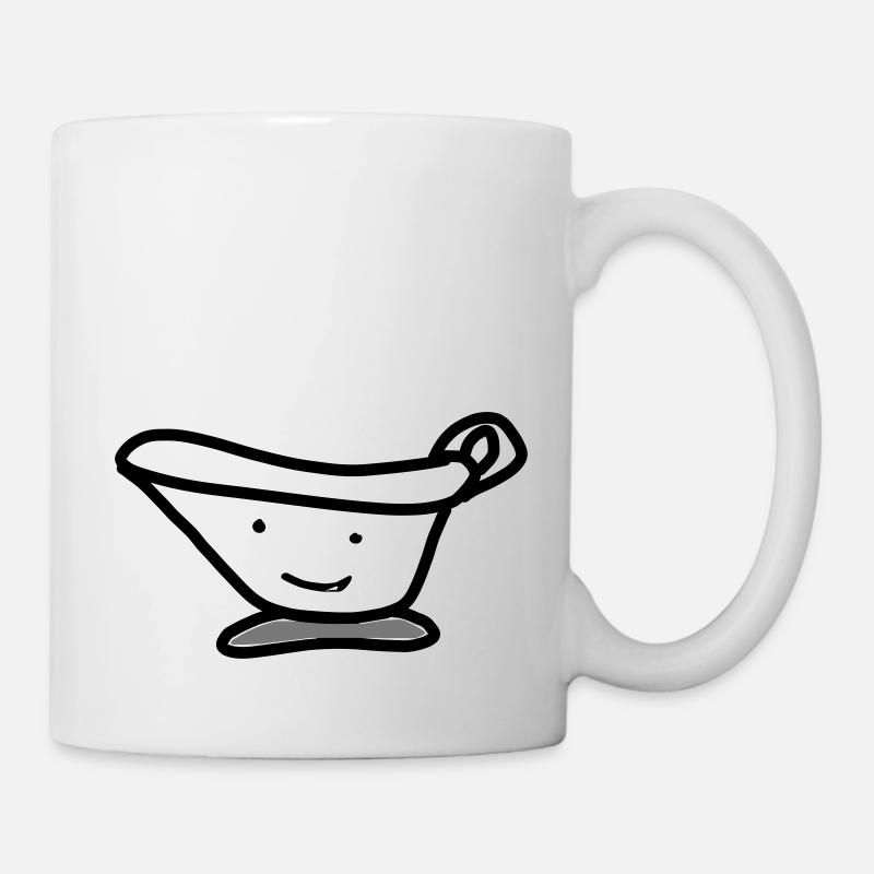 Tasse de sauce - Mug blanc - blanc