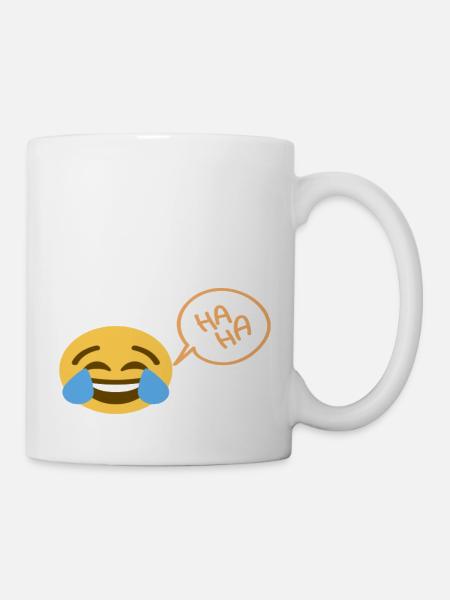 Mort de rire - Mug blanc - blanc