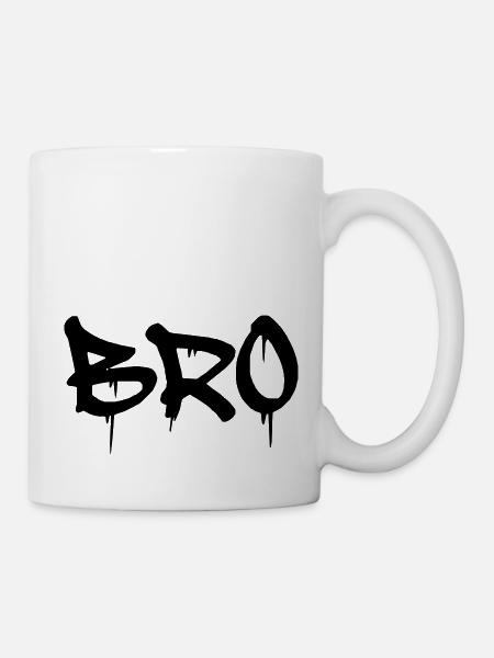 bro - Tasse - Weiß