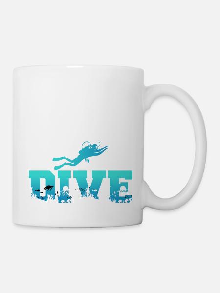 Plongée Plongée Design Pour hobby et profit - Mug blanc - blanc