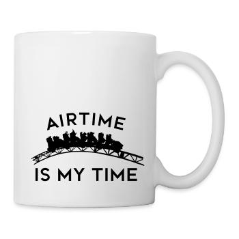 Airtime is my time - Tasse - Weiß - Rechts