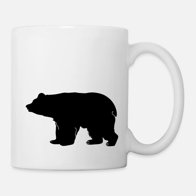 Bärenfigur - Tasse - Weiß