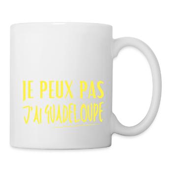 Je peux pas j'ai Guadeloupe - Mug blanc - blanc - Droite