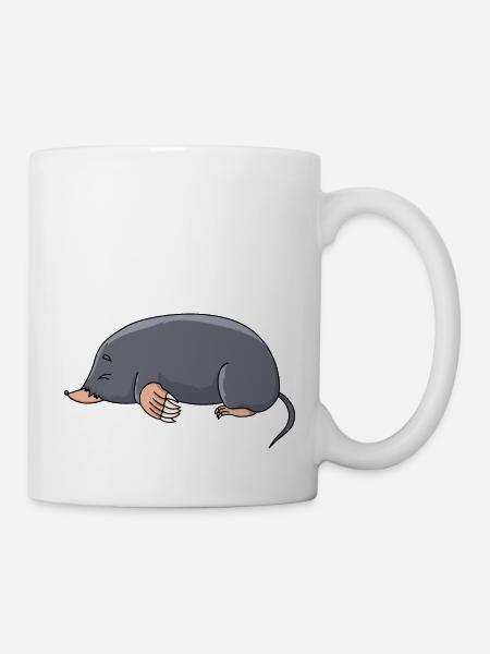 Maulwurf - Tasse - Weiß