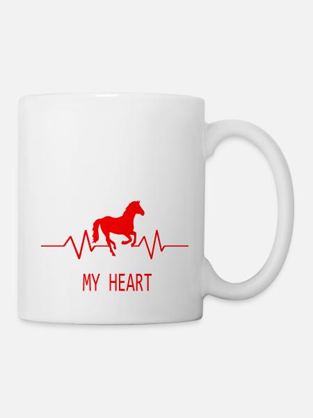 Pferd Horse - Tasse - Weiß