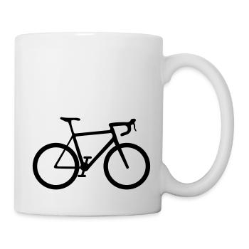Rennrad - Tasse - Weiß - Rechts