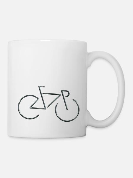 Cyclisme - Mug blanc - blanc