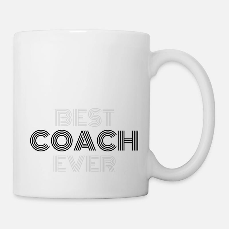 best coach ever - Tasse - Weiß
