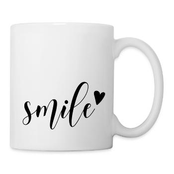 smile - Tasse - Weiß - Rechts