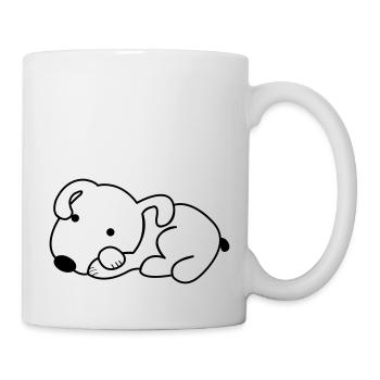 dog - Tasse - Weiß - Rechts