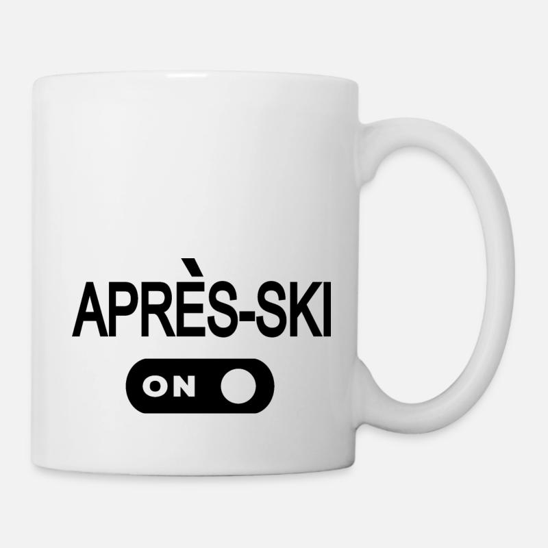 Ski Skiing Après-Ski - Tasse - Weiß
