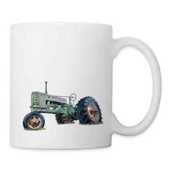 Oldtimerdreirad - Tasse - Weiß - Rechts