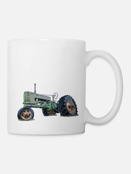 Oldtimerdreirad - Tasse - Weiß