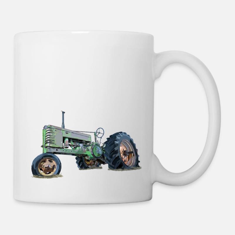 Oldtimerdreirad - Tasse - Weiß