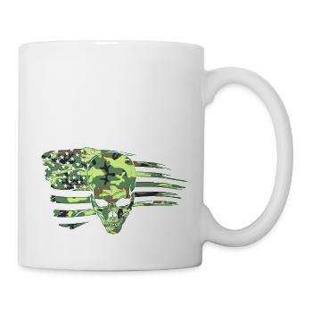 Army military navy armed forces soldier freedom - Mug - white - Right