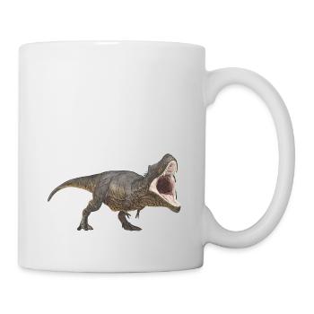 Dinosaurier Tyrannosaurus Rex - Tasse - Weiß - Rechts