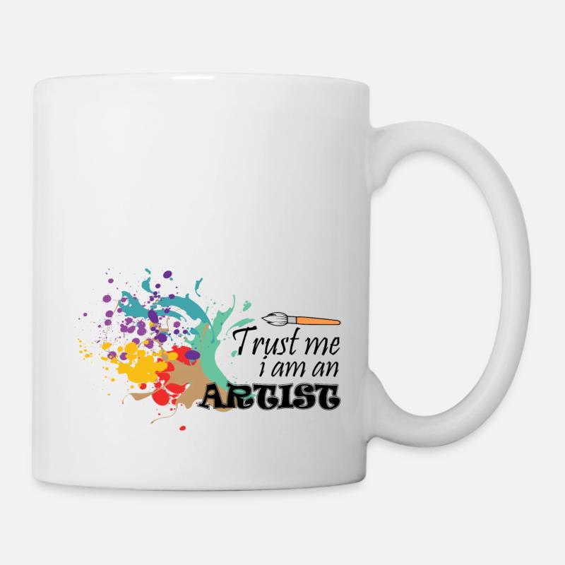 Künstler - Tasse - Weiß