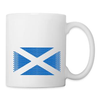 coeur ecosse cornemuse ecosse ecosse ecosse - Mug blanc - blanc - Droite