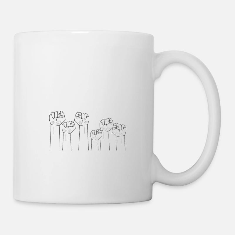 nous ne sommes pas seuls BLM - Mug blanc - blanc
