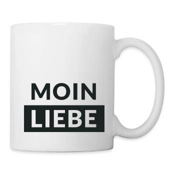 Moin Liebe - Tasse - Weiß - Rechts