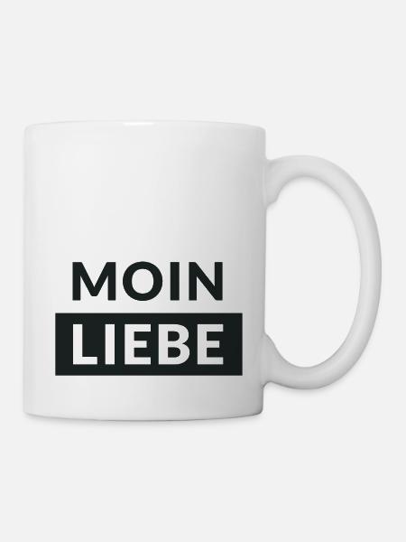 Moin Liebe - Tasse - Weiß
