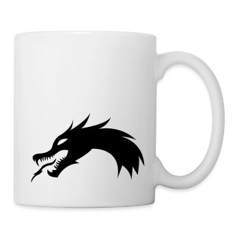 Dragon - Tasse - Weiß - Rechts