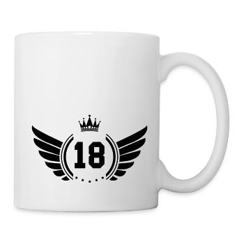 Armoiries 18 - Mug blanc - blanc - Droite