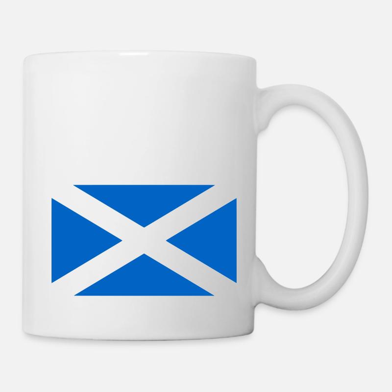 Flagge Schottlands - Tasse - Weiß
