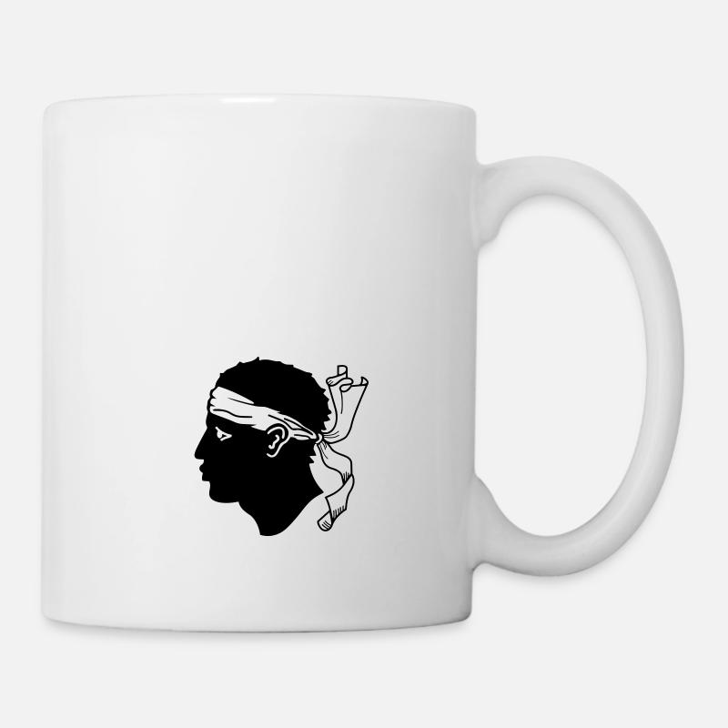 Drapeau Corse / Corse flag - Mug blanc - blanc