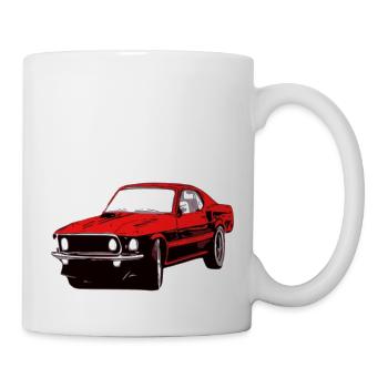 Auto - Tasse - Weiß - Rechts