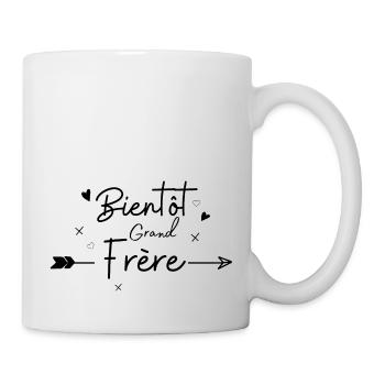 bientôt grand frère - Mug blanc - blanc - Droite