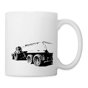 Tracteur - Mug blanc - blanc - Droite