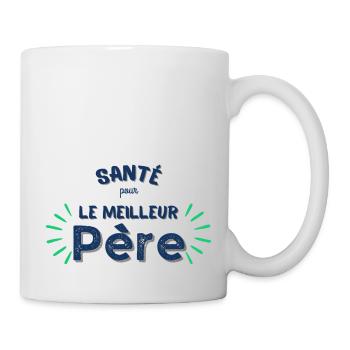Santépour le meilleur père - Mug blanc - blanc - Droite