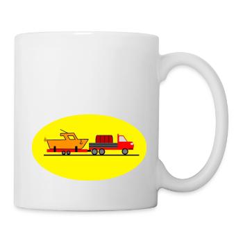 Camion - Mug blanc - blanc - Droite