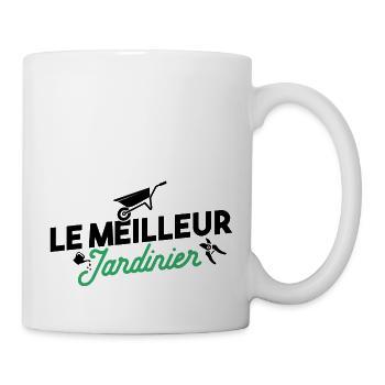 Le Meilleur Jardinier - Mug blanc - blanc - Droite