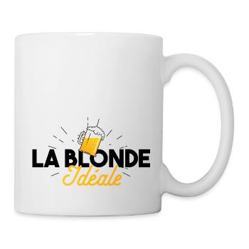 La blonde Idéale - Mug blanc - blanc - Droite