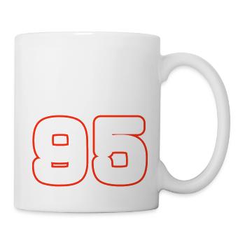 95 number symbol - Mug - white - Right
