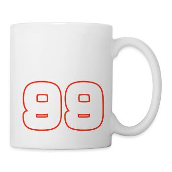 Symbole numérique 99 - Mug blanc - blanc - Droite