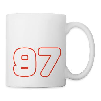 97 Number Symbol - Mug - white - Right