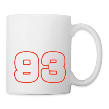 93 Number Symbol - Mug - white - Right