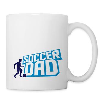 Kicker Soccer Dad Logo - Mug blanc - blanc - Droite
