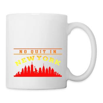 No Quit In New York Europe Usa - Mug - white - Right